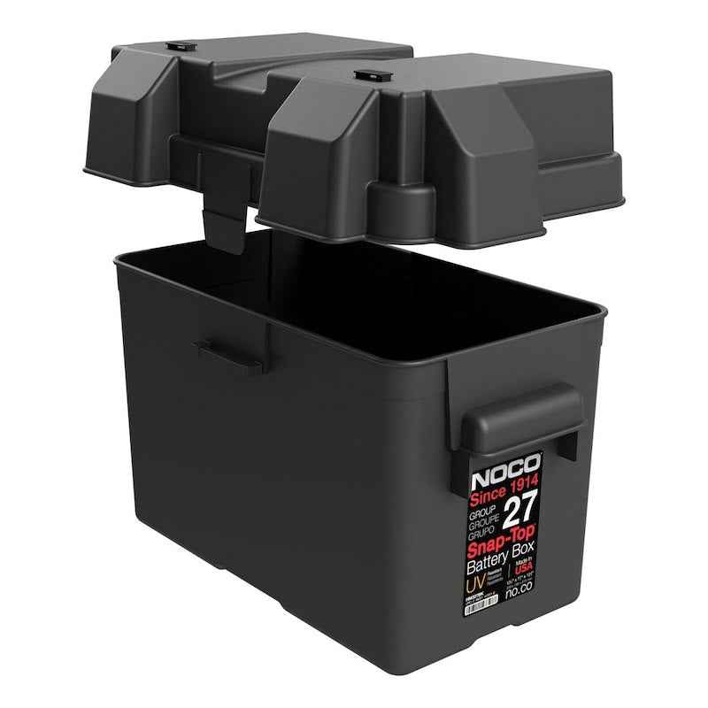 Group 27 Snap-Top Battery Box Vented – NOCO BG27 (HM327BKS)
