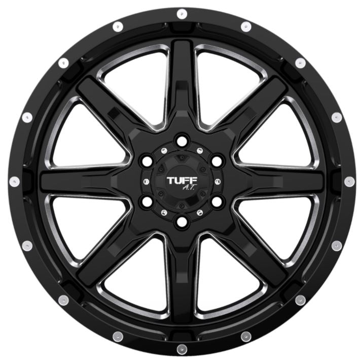Tuff Wheels T15 22x10 Not Applicable Wheel 2210T15-95114B74 - image 2
