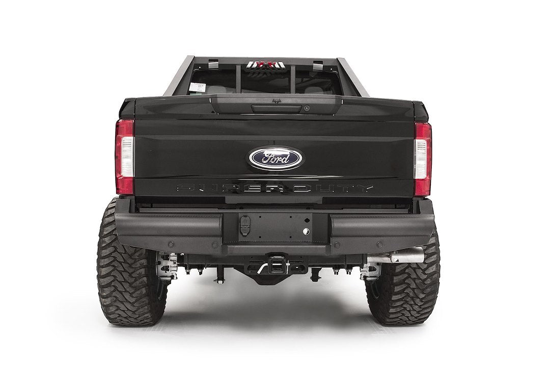 Fab Fours FS17-U4150-1 Black Steel Elite Rear Bumper