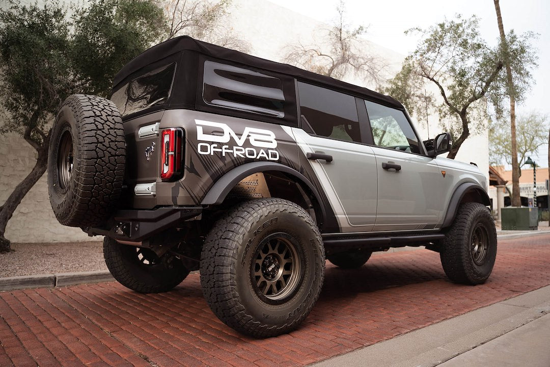 DV8 Offroad SRBR-02 OE Plus Bronco Round Step Bars