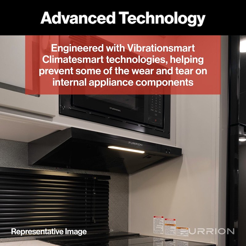 Furrion FHO23SACR-SS 24" 12V Ducted RV Range Hood – Stainless Steel