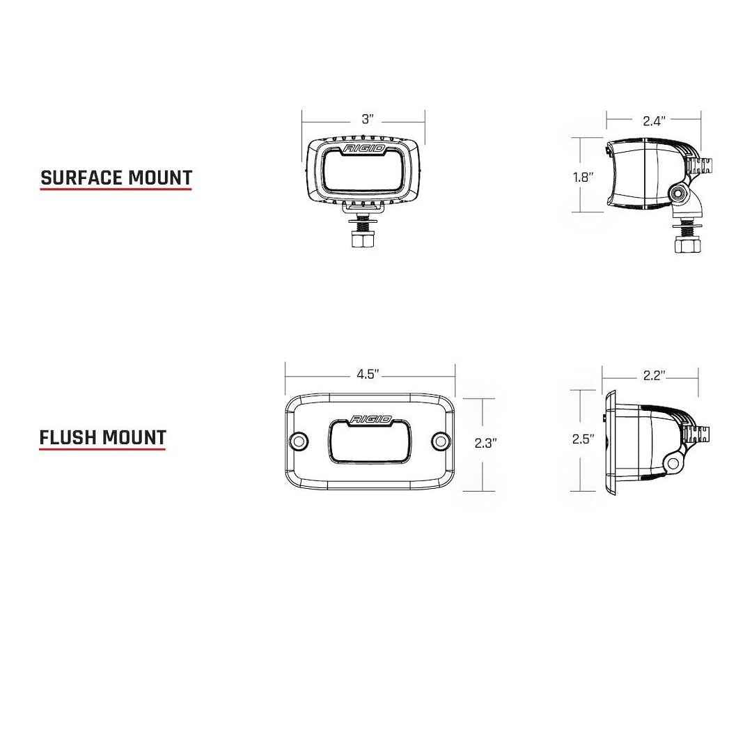 Rigid Lighting 902113 Flood LED Light