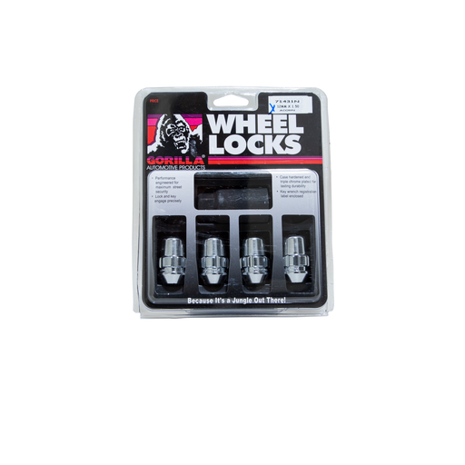 Gorilla 71631N Acorn Wheel Lock Set, 12 mm x 1.5