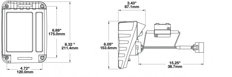 J.W. Speaker 0347541 279 J LED Tail Light Kit