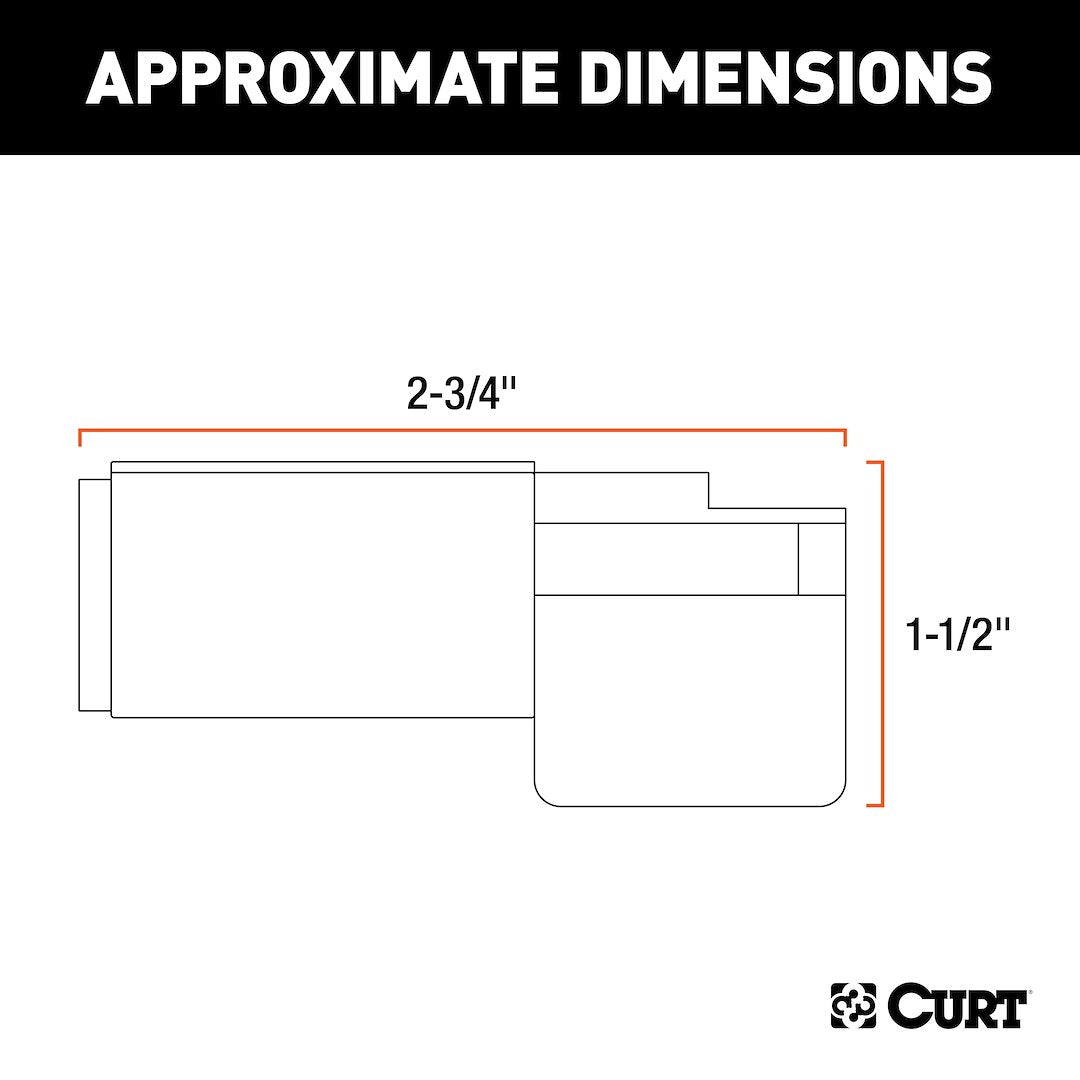CURT Trailer Wiring Connector Adapter (57621) – Material: Plastic