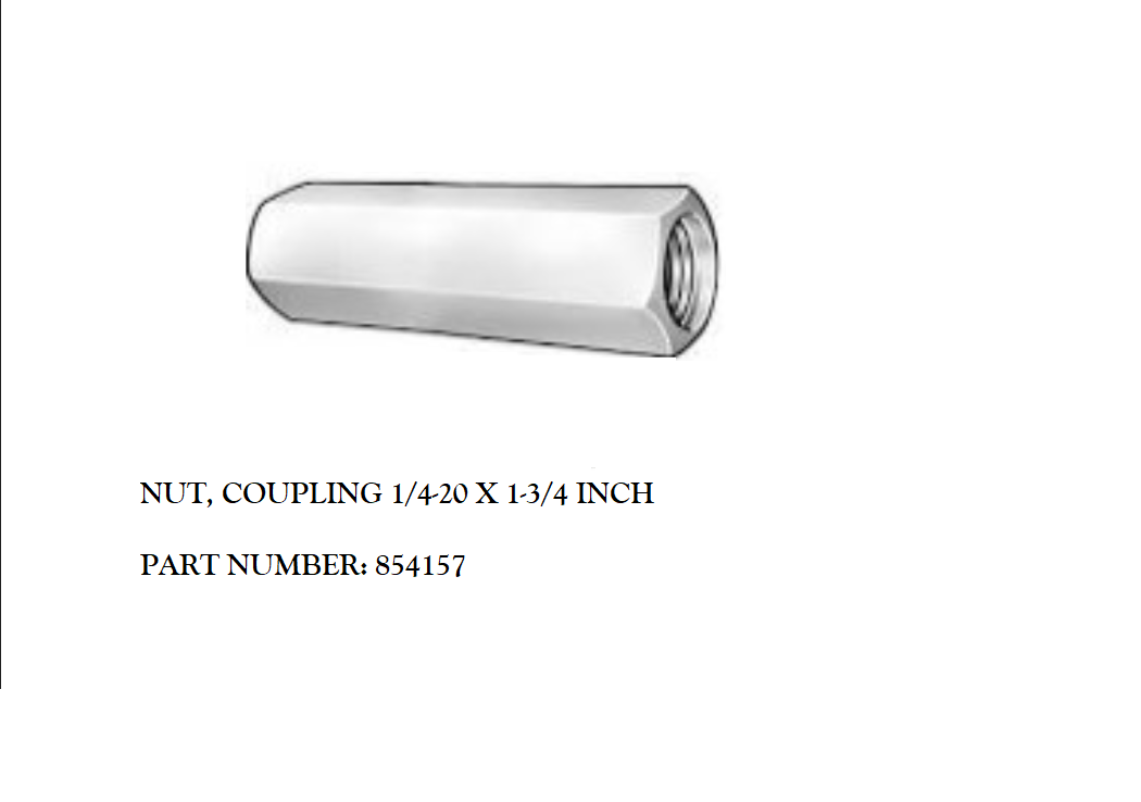 BAL RV Slide Out Drive Shaft Coupler Lock Nut (854157)