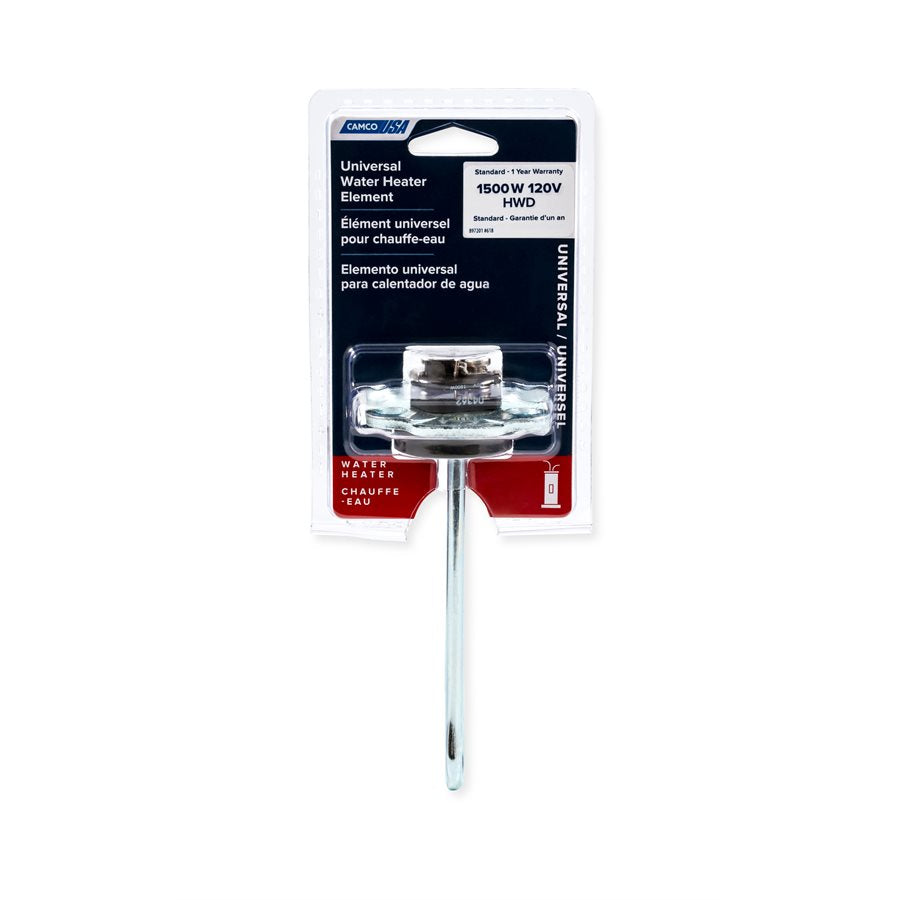 Camco Water Heater Element (04363) – Voltage Rating: 120 Volt