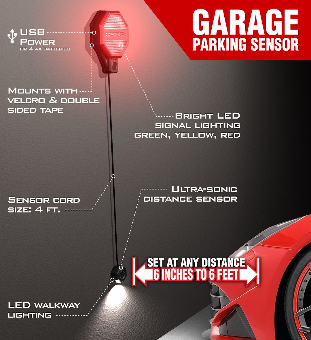 STKR Concepts 00246 Garage Parking Sensor
