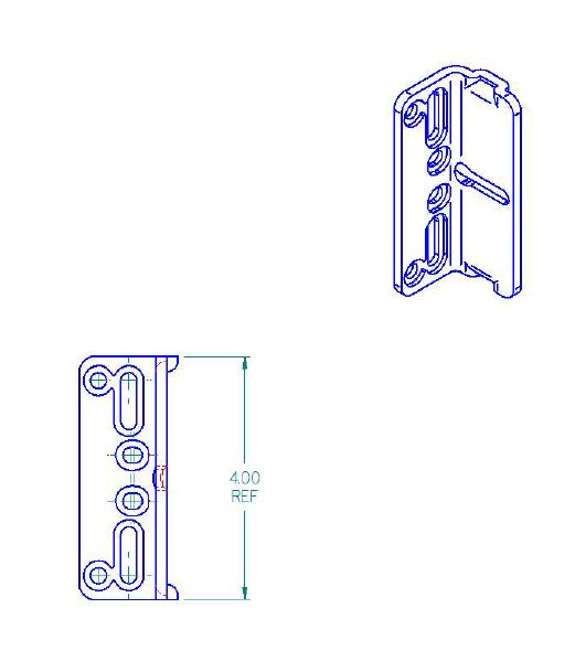 BAL RV Slide Out Bracket (P854584) – Type: Standoff