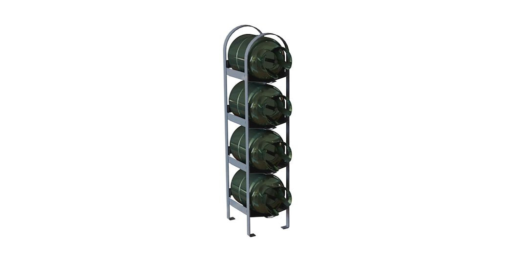Masterack 02n939kp Refrigerant Tank Storage Rack