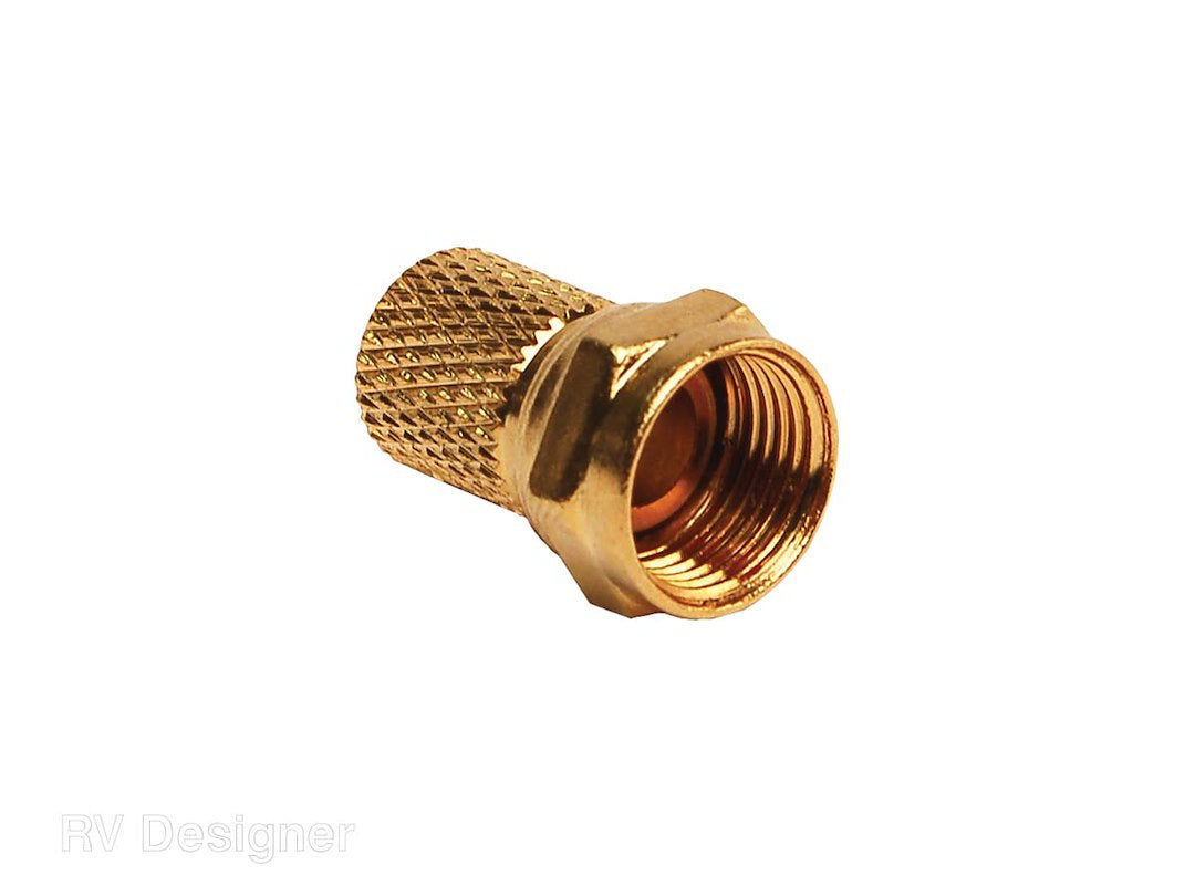 RV Designer Antenna Cable Connector (T283) – Type: Male to Female