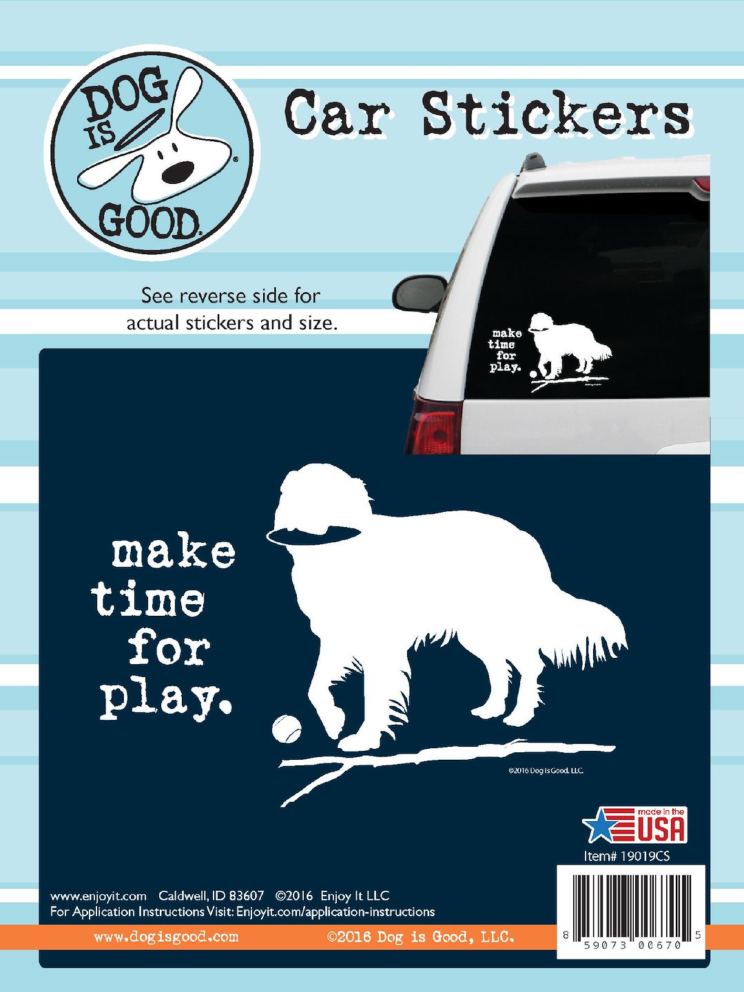 Enjoy It Decal (19019CS) – Material: Vinyl