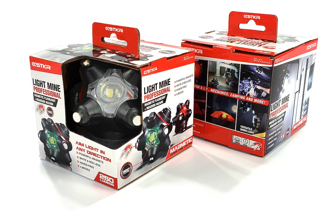 STKR Concepts 00107 Light Mine Professional, 250 Lumens