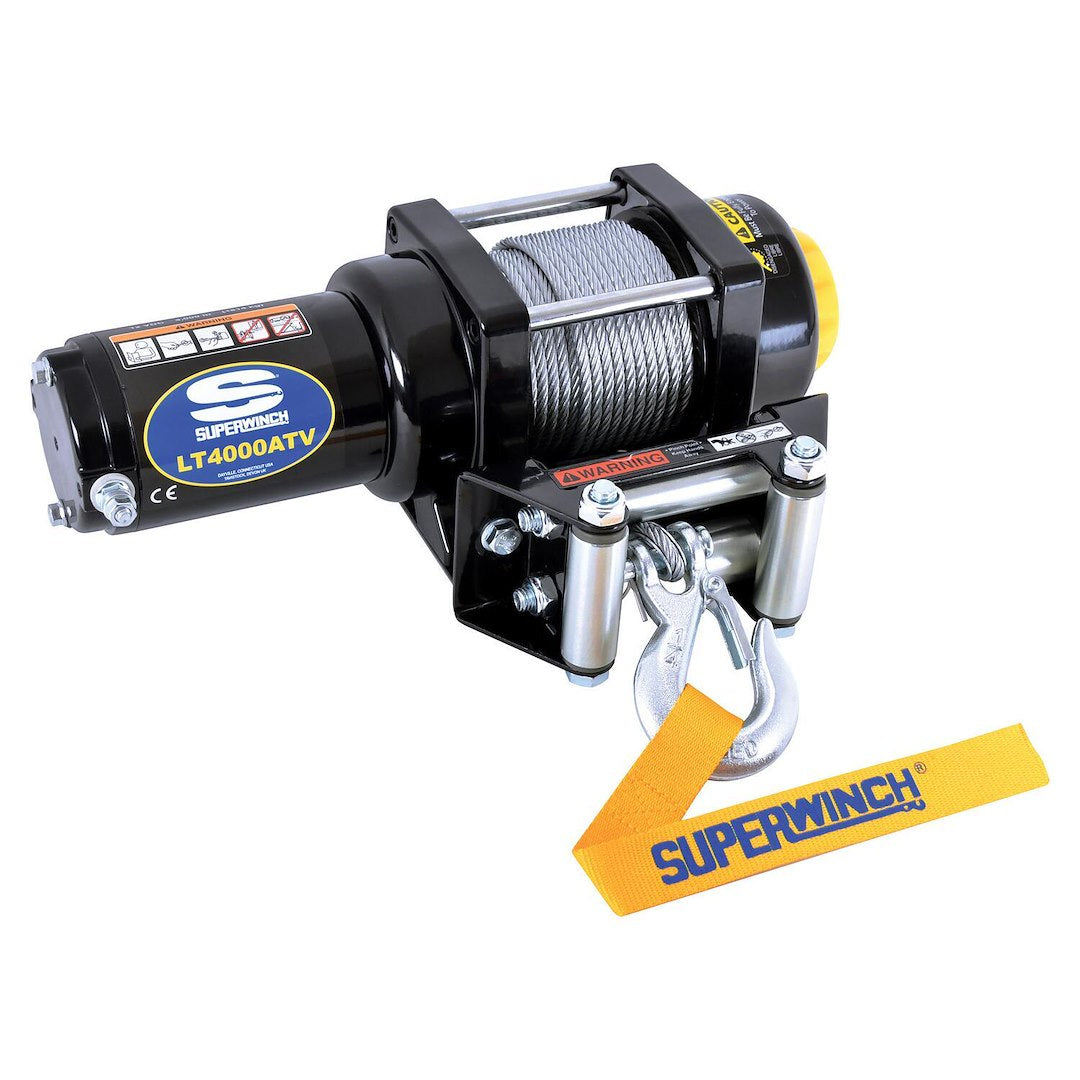 Superwinch 1140220 LT Series 4,000-lb ATV Winch with Roller