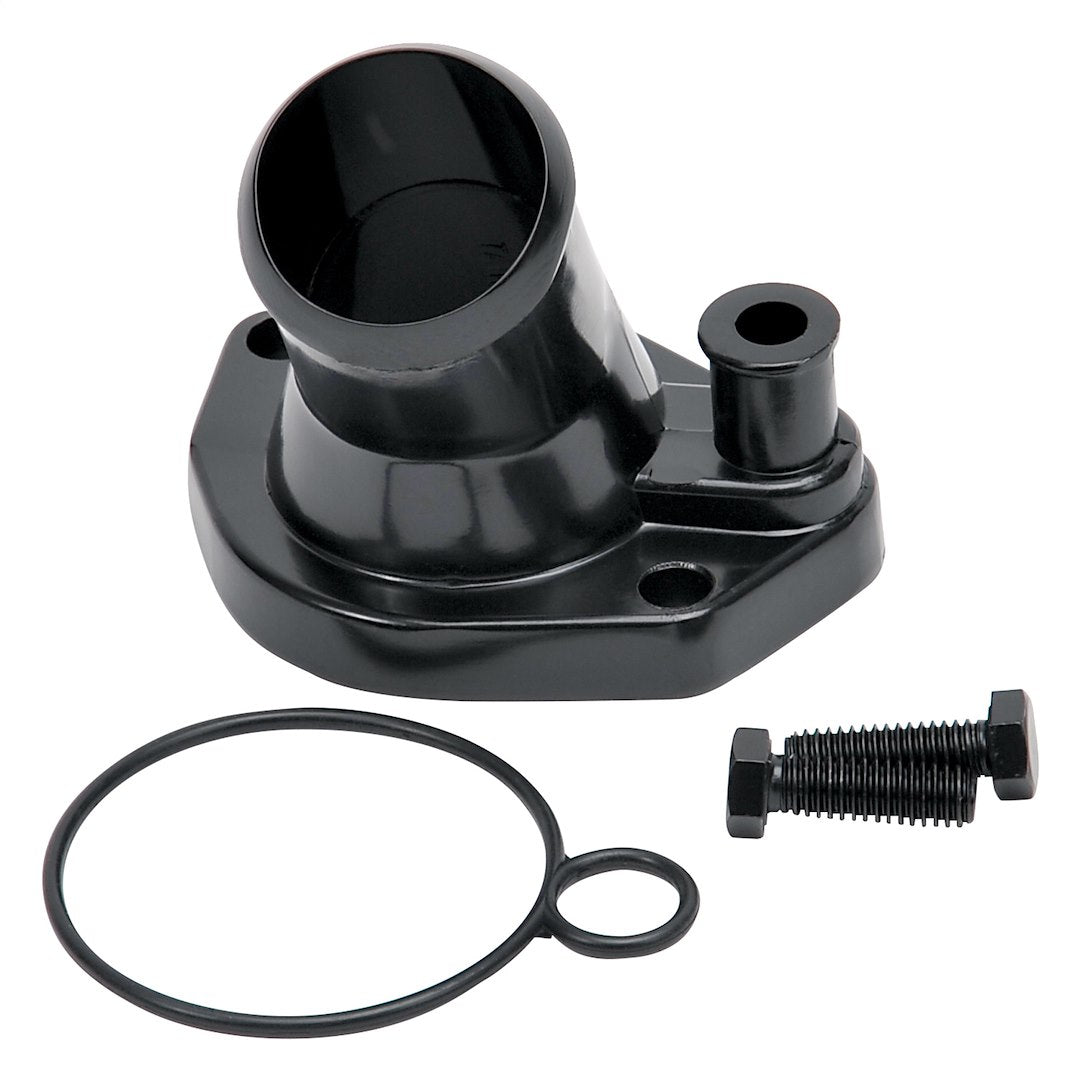Edelbrock 48143 Black Steel Ford Windsor Thermostat Housing