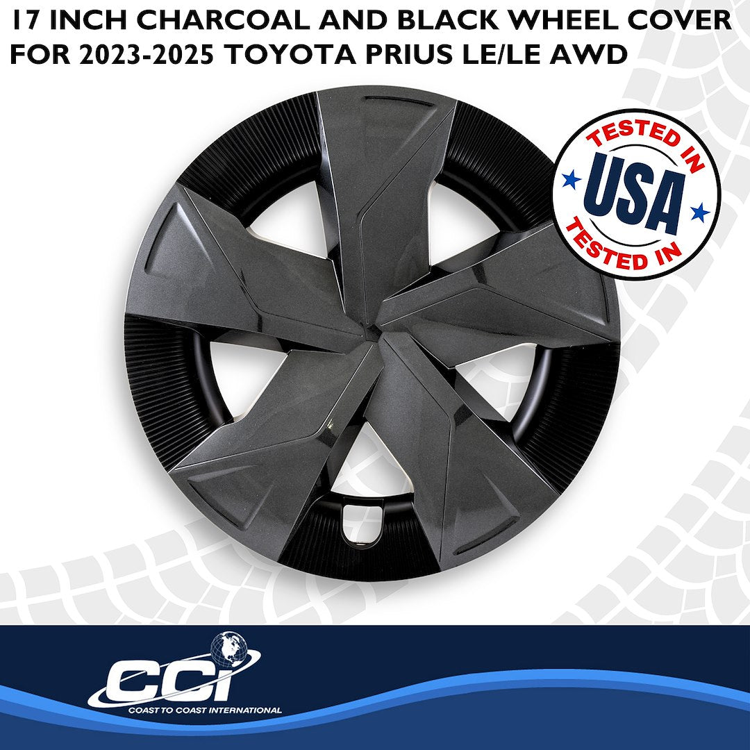 Coast To Coast 56317CB Charcoal/Black Prius LE Wheel Covers - image 3