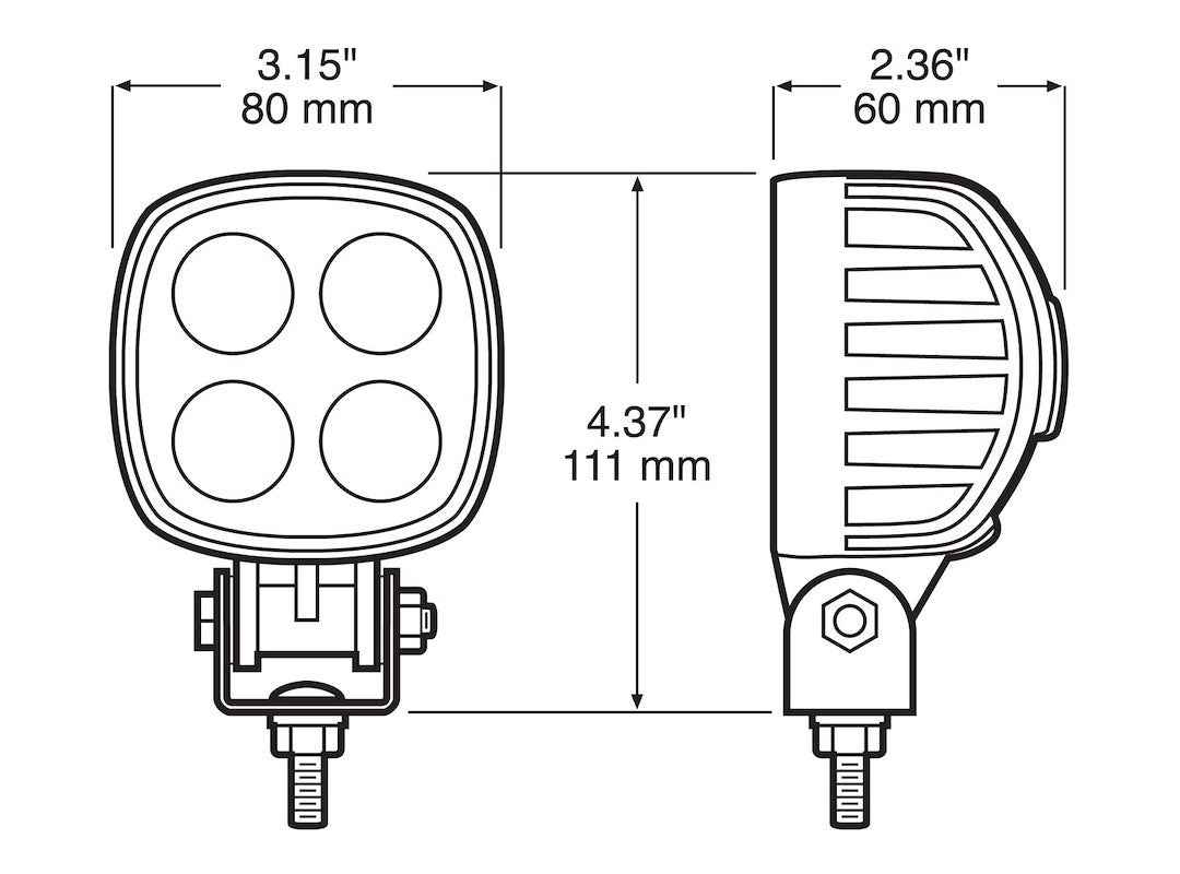 Peterson V913-MV 9 to 32V LED Work Light