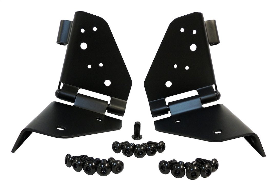 Crown Automotive RT34096 Textured Black Windshield Hinge Pair - image 1