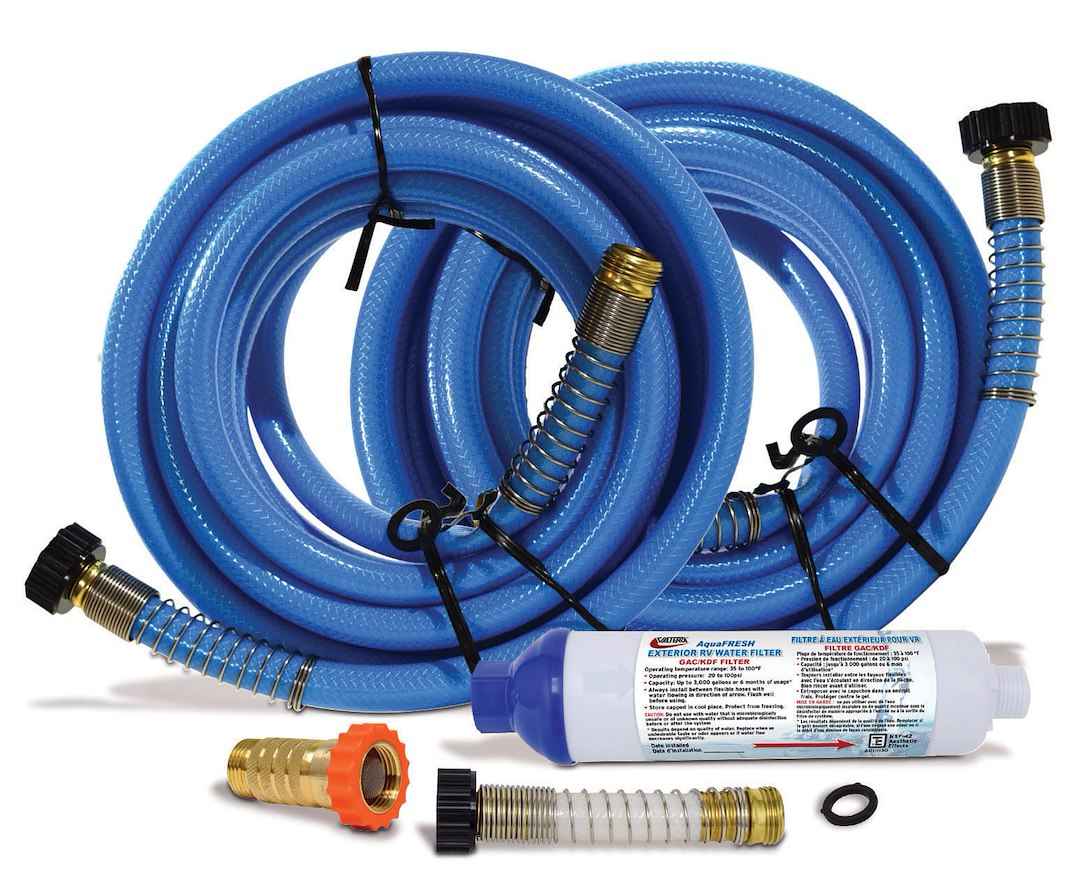 Valterra K88300 AquaFRESH RV Freshwater System Kit - 50 ft Hose