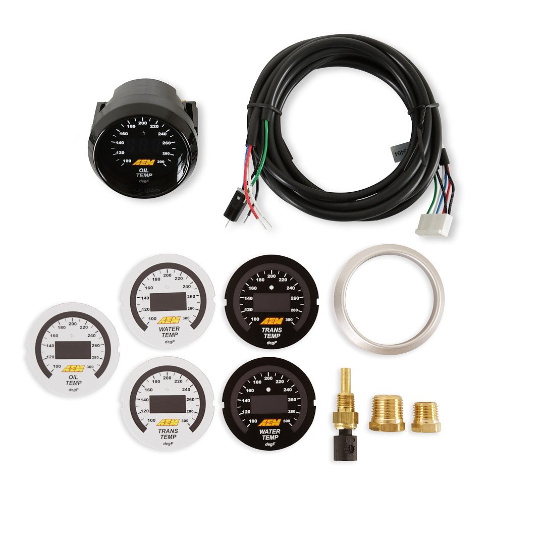 Aem Electronics 30-4402 Gauge Oil Temp/ Trans Temp/ Water Temp - image 1