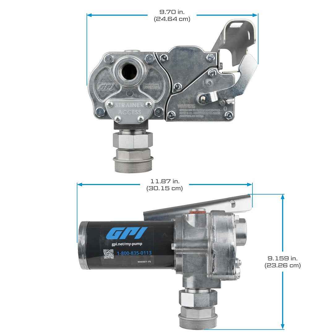 GPI 110000-100 12V Fuel Transfer Pump - 15 GPM
