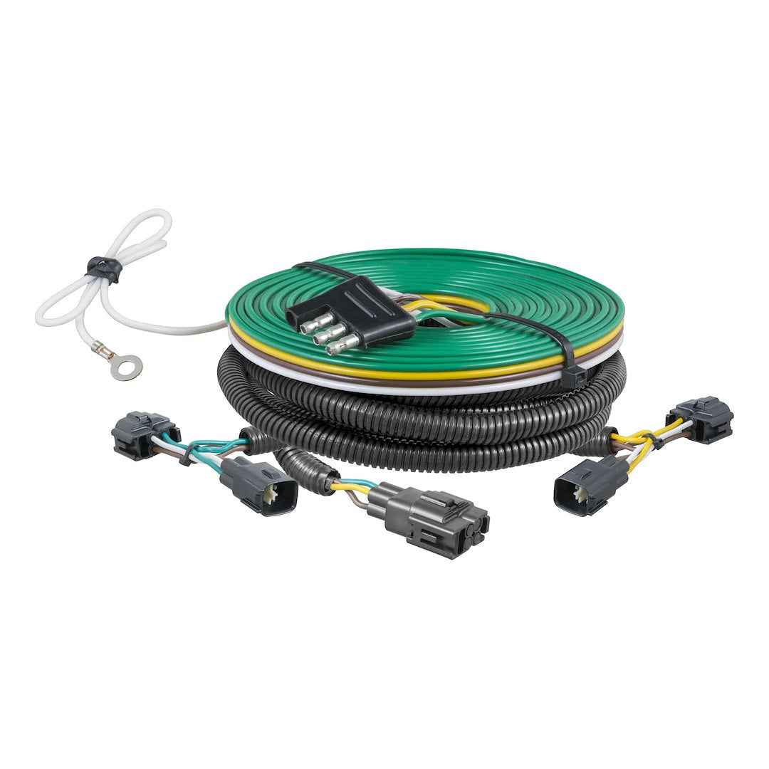 CURT 58902 Towed Vehicle Wiring Kit for Jeep Wrangler TJ 1998–2006