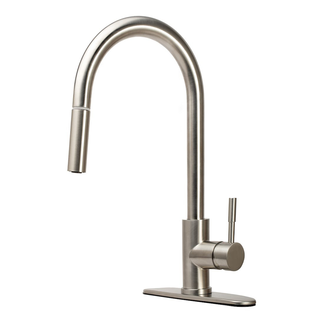 Dura Faucet MK530SLKSN Pull-Down Kitchen Faucet - Satin Nickel