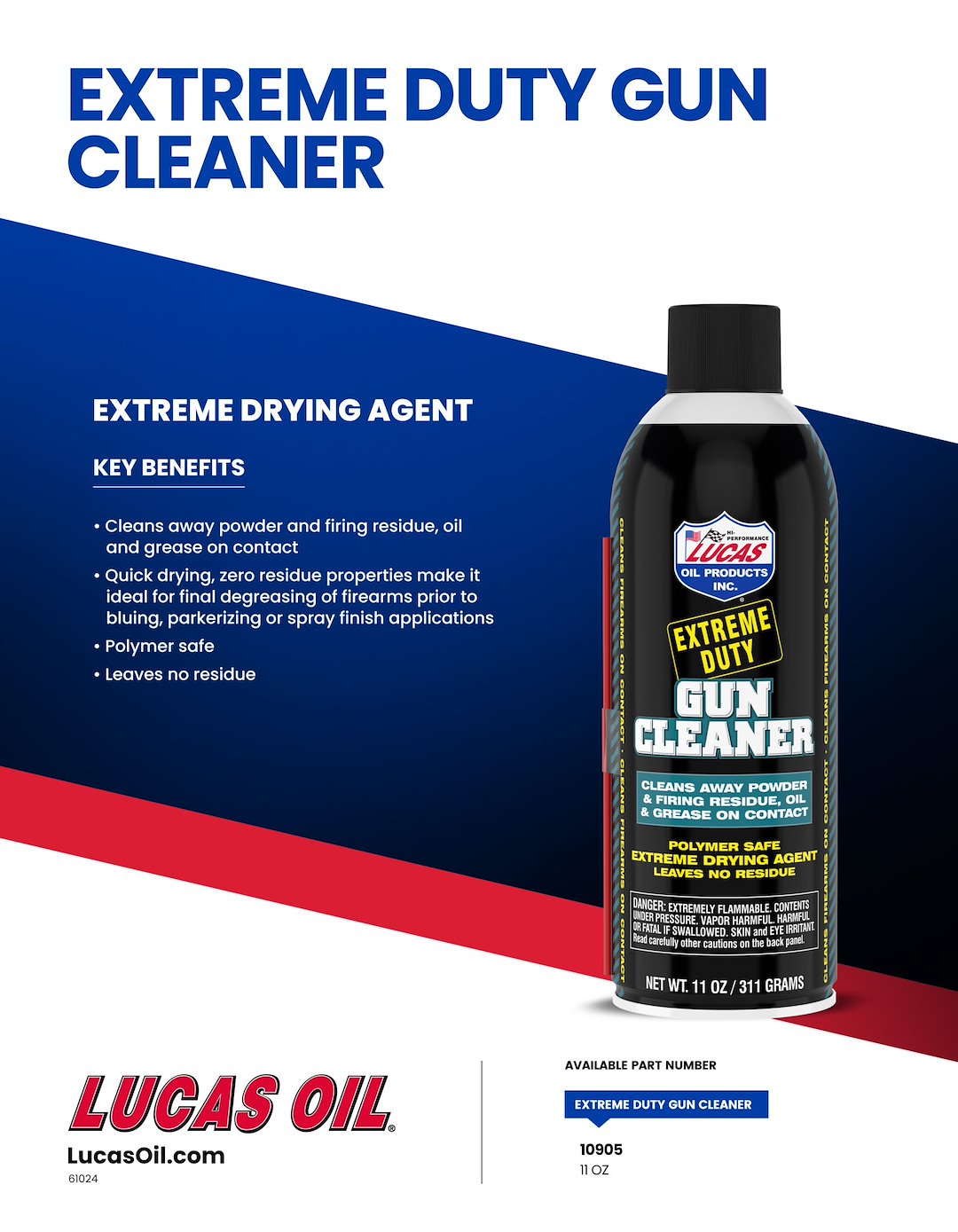 Lucas Oil 10905 Extreme Duty Contact Cleaner Aerosol