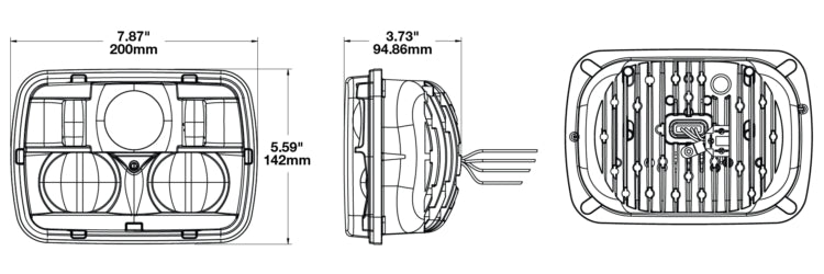 J.W. Speaker 0554481 8910 Evolution 2 Heated LED Headlight