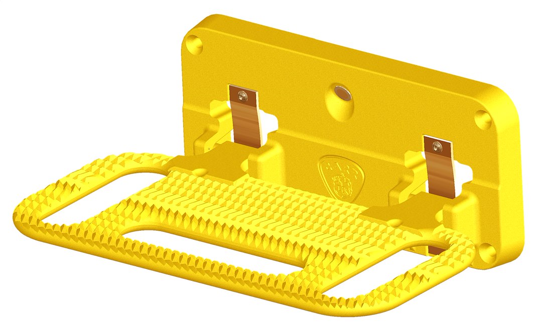 Carr 193017 HD Mega Lighted Yellow Hitch Step - image 3