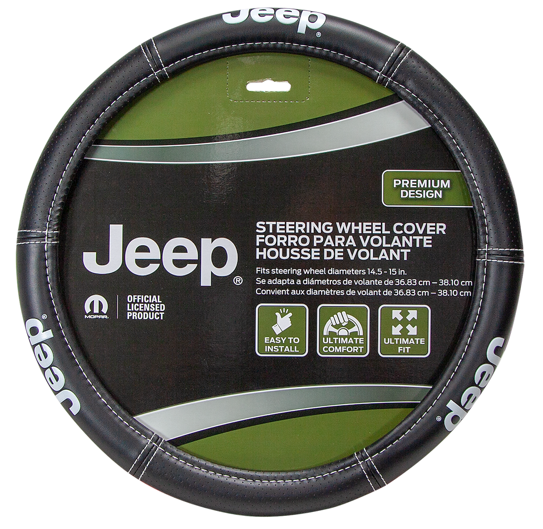 Plasticolor 006695R01 Jeep Deluxe Steering Wheel Cover