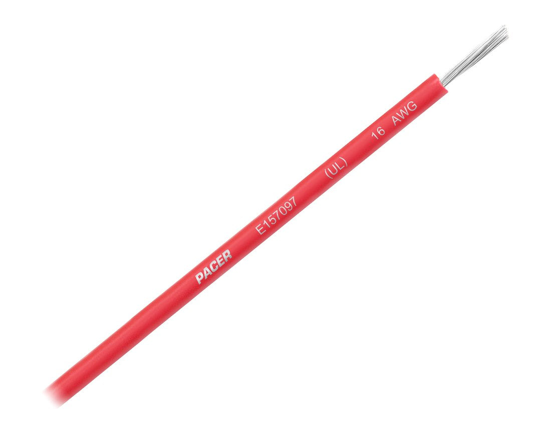Pacer Marine Wul16rd-25 Flexible Marine Primary Wire