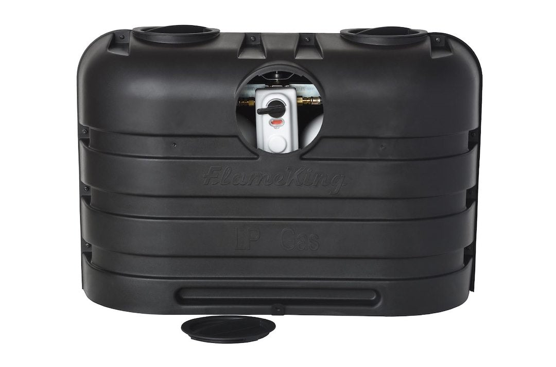Flame King YSN-PCC-RV Dual 20-lb Propane Tank Cover - Black