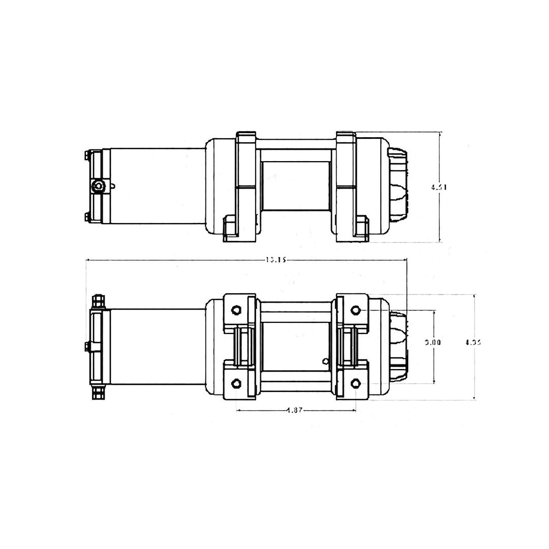 Superwinch 1120210 LT2000 2,000-lb ATV Planetary Winch