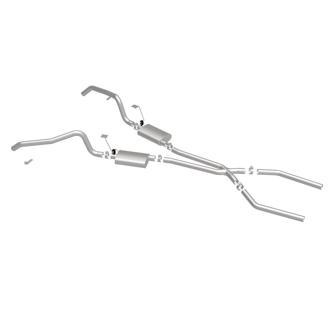 MagnaFlow 15896 Dual Crossmember-Back Exhaust Kit with Tru-X