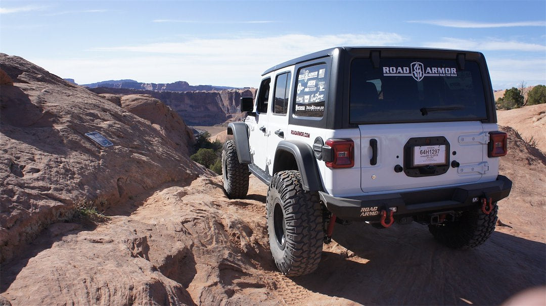 Road Armor 5182R0B Stealth One-Piece Rear Bumper