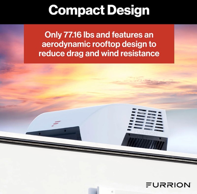 Furrion 2025008214 Chill Cube 18K Aire Acondicionado para RV Blanco con Bomba de Calor
