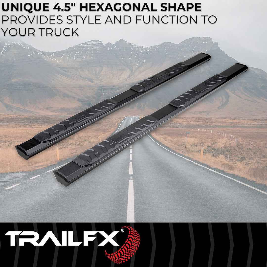 TrailFX AL4019B Nerf Bar for Toyota Tundra 2007–2021