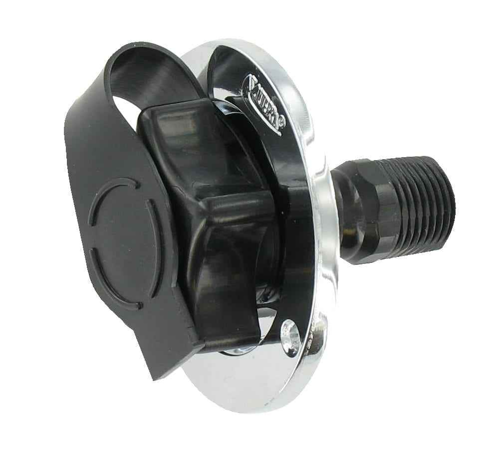 Valterra A01-0165 2-3/4 in Flush City Water Inlet - Black