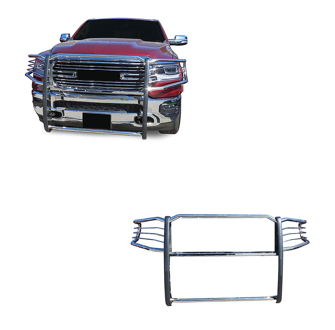 Black Horse Offroad Stainless Steel Grille Guard 17DG111MSS - image 2