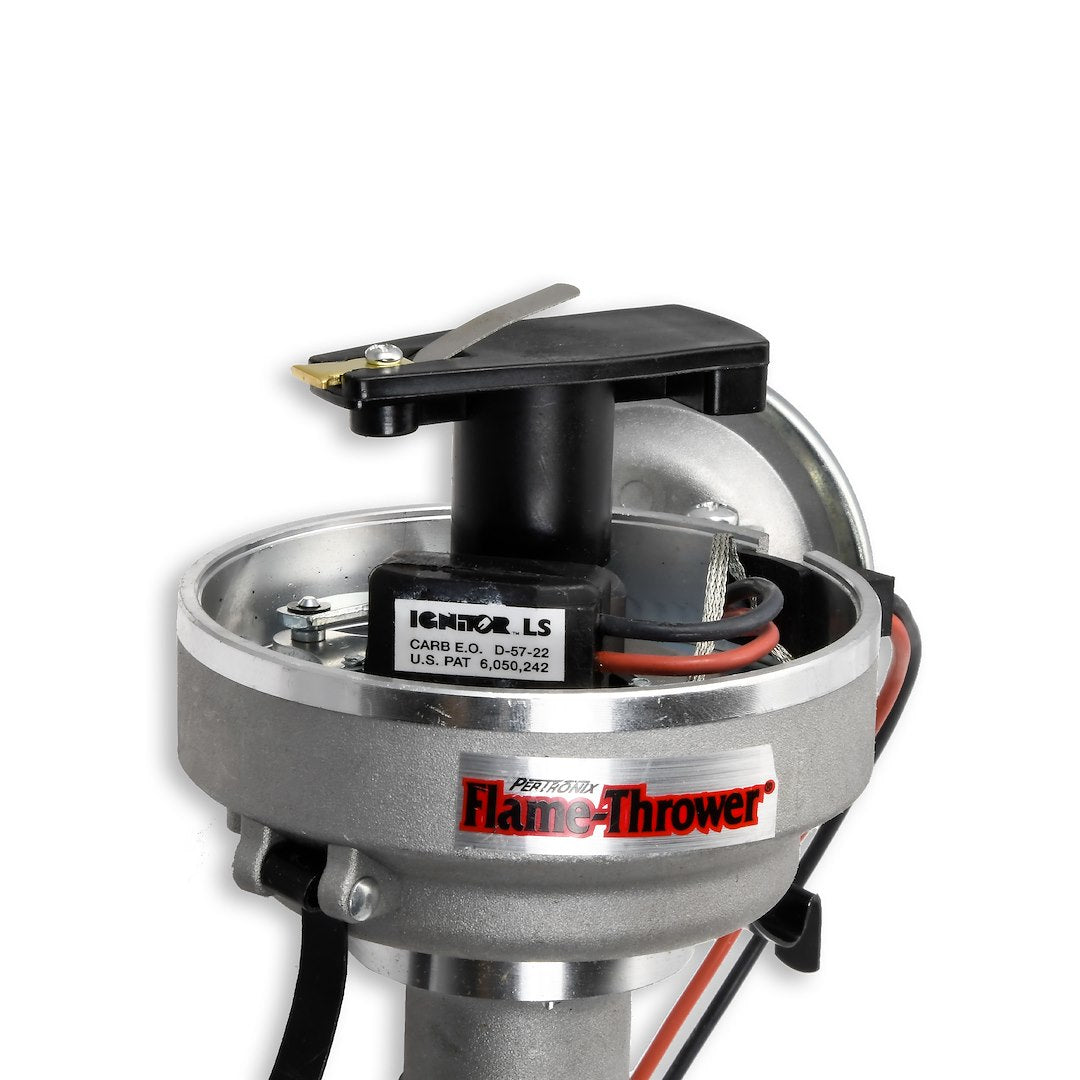 Pertronix D134600 Cast Ford Small-Block Distributor, Black Cap