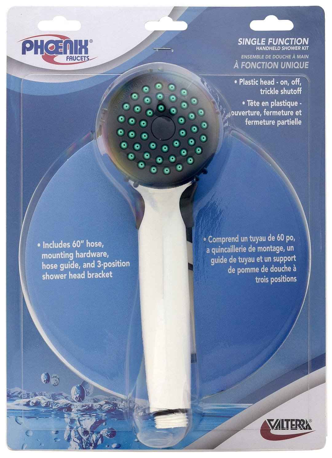 Phoenix Products PF276046 Handheld Shower Head - White