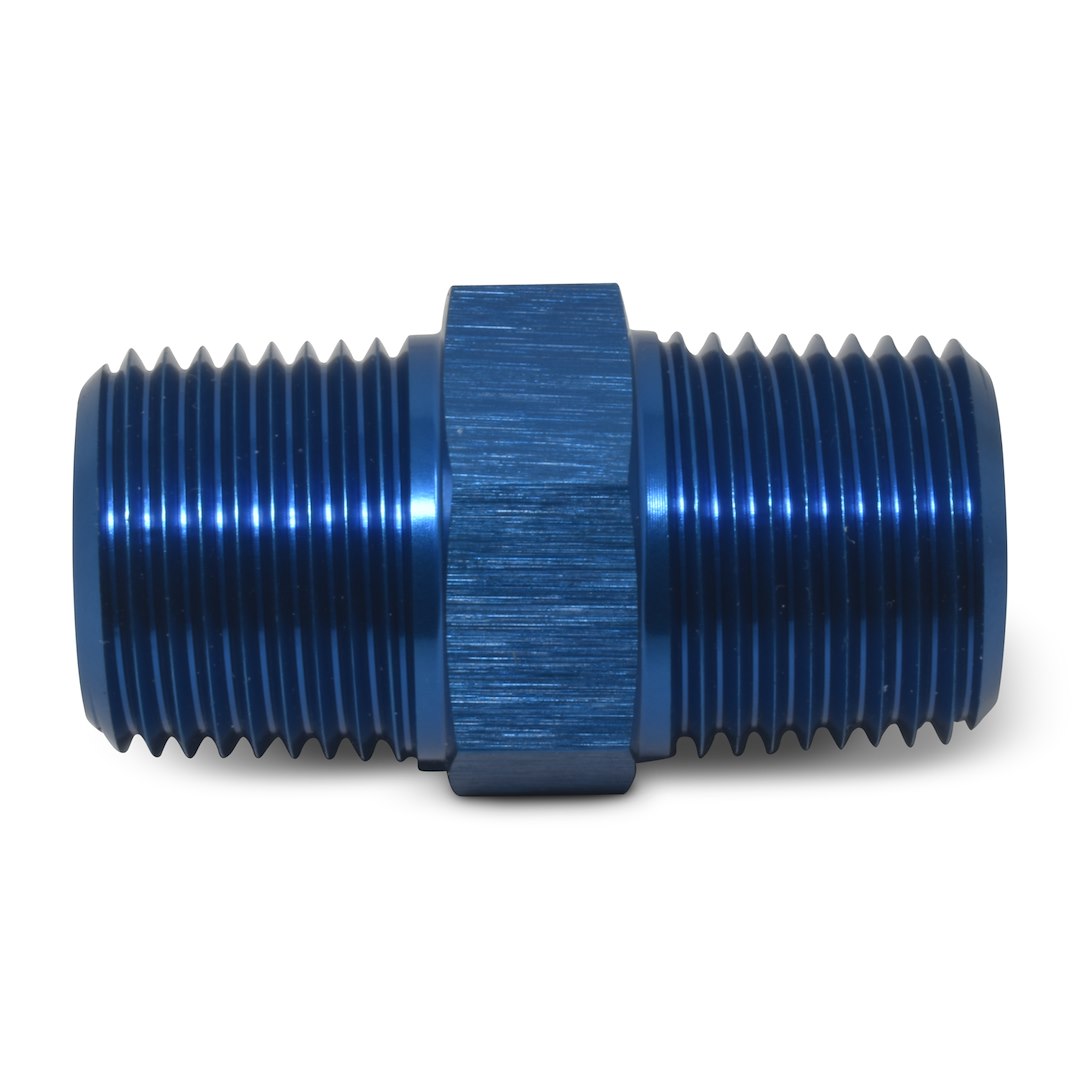 Russell 661520 Blue Aluminum Straight Coupler Fitting