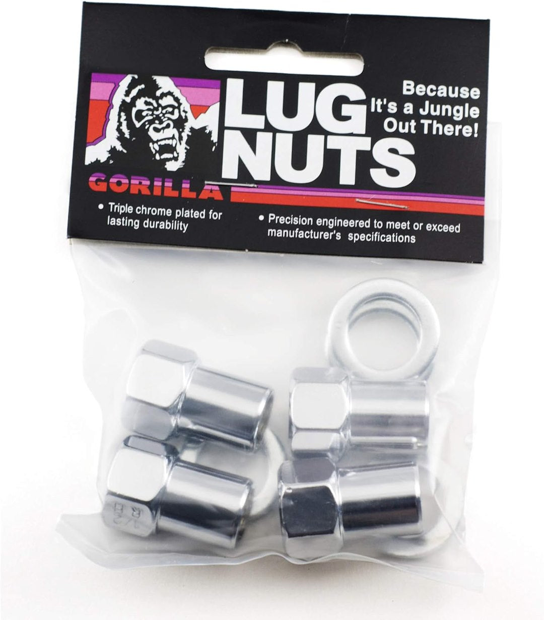 Gorilla 73077B Open-End Standard Mag Lug Nuts, 4 Pack