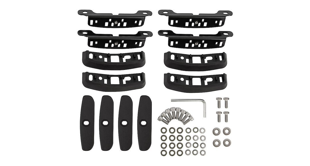 Rhino-Rack RCP66-BK Roof Rack Base Kit, Set of 4