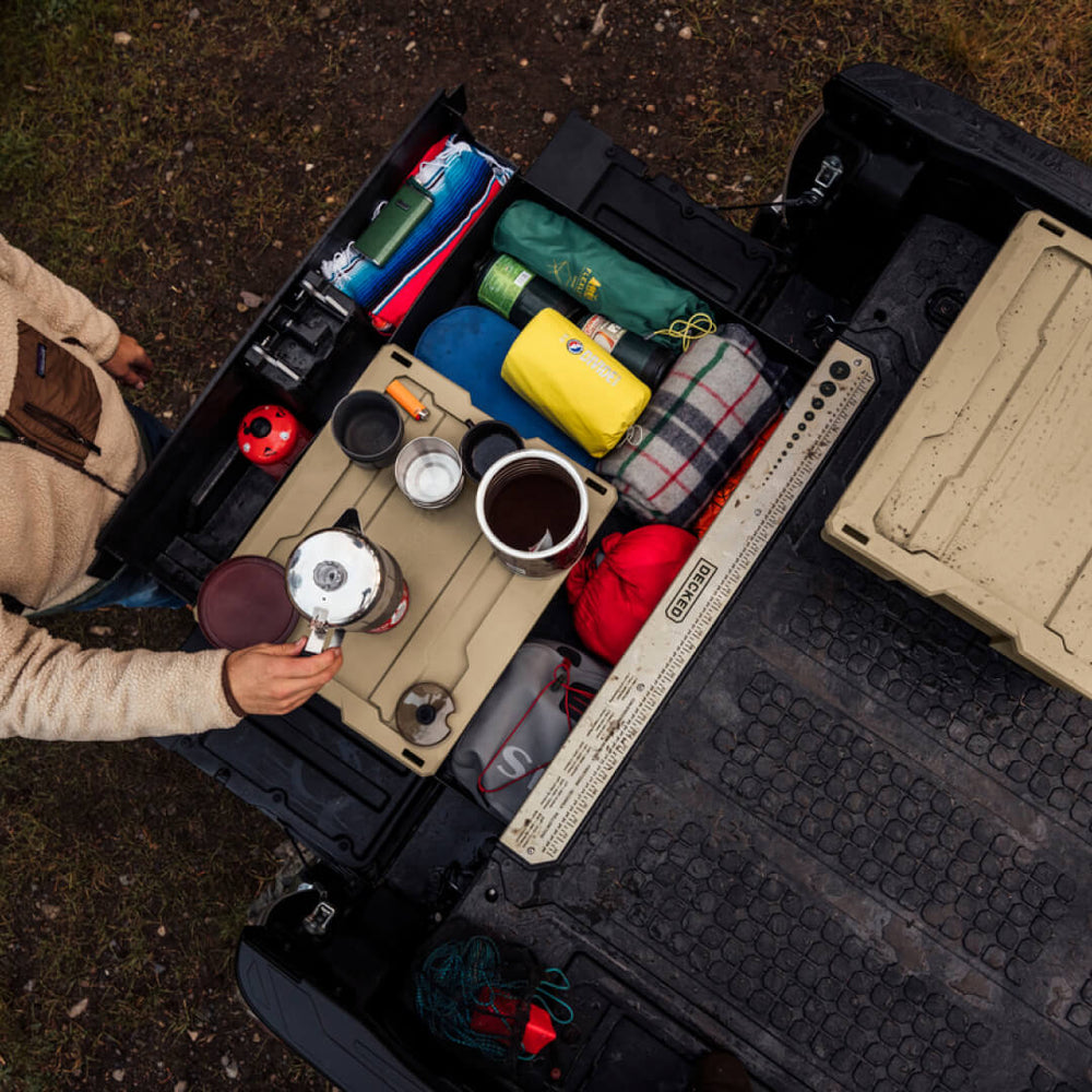 Decked A0040-DBIN-TAN D-co Bin 32 Tan Cargo Organizer
