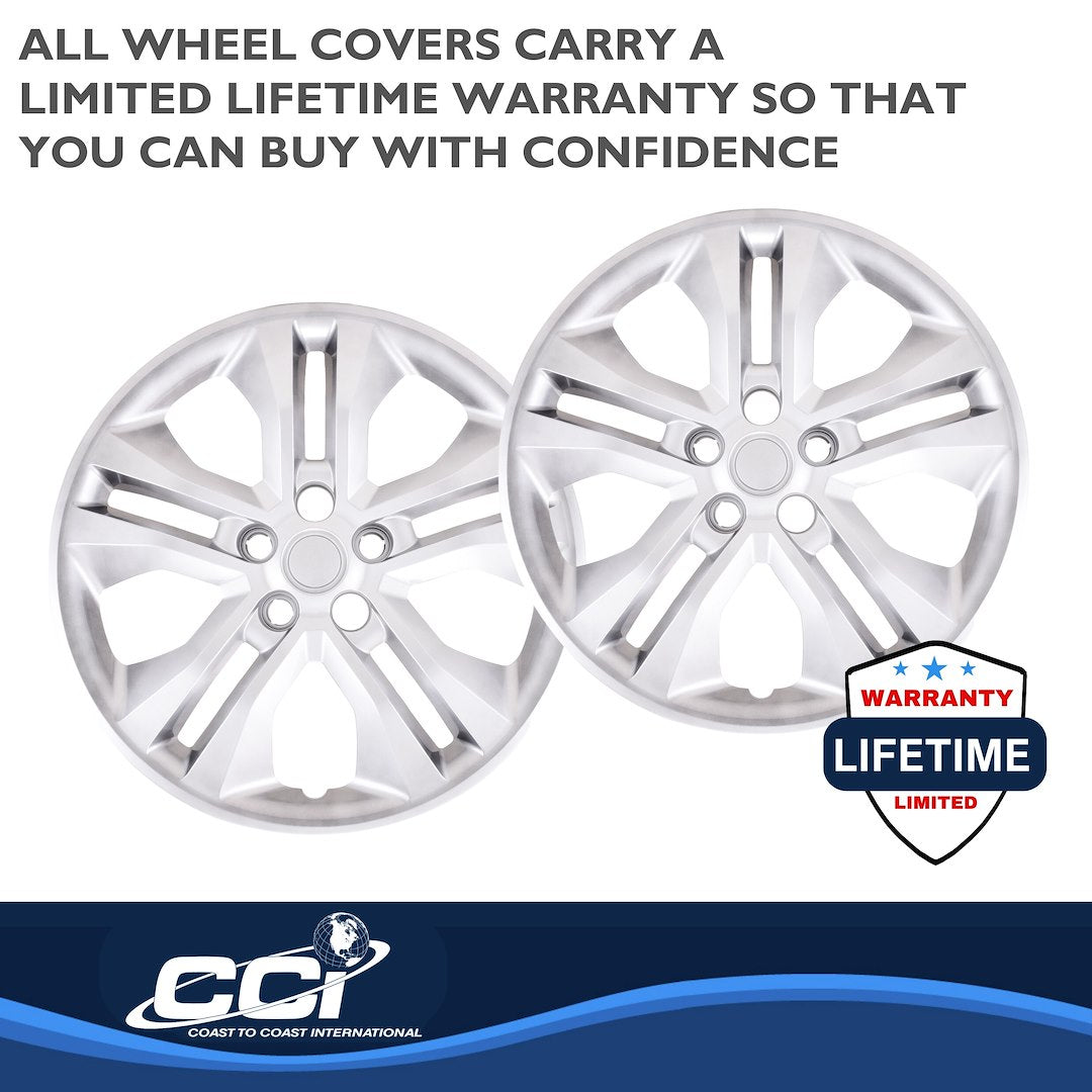 Coast To Coast 55017S Silver Escape Wheel Covers, Set of 4 - image 4