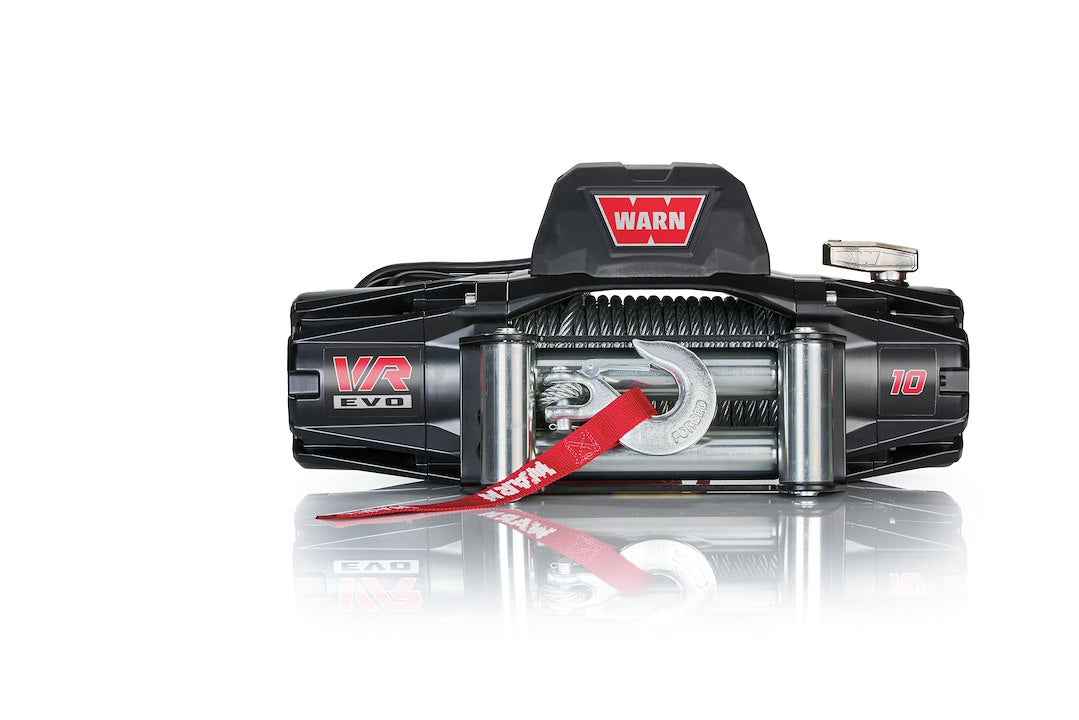 Warn 103252 12V Winch - 10000 lb, Steel Line