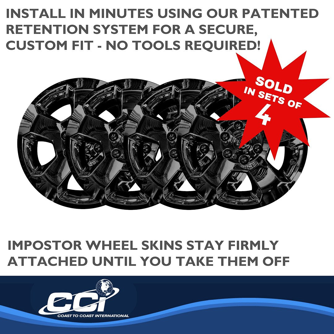 Coast To Coast IMP451BLK Black Ram 1500 Impostor Wheel Skins - image 4