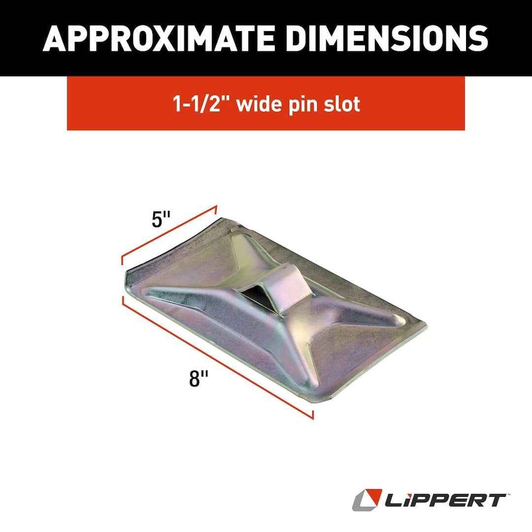 Lippert Components 700052 Trailer Landing Gear Foot - 5 in